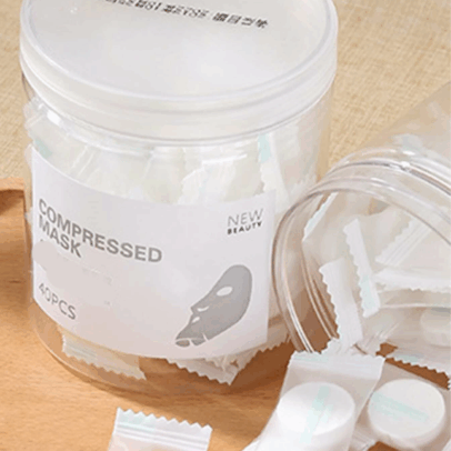 Συμπιεσμένες απορροφητικές μάσκες προσώπου - Image 5