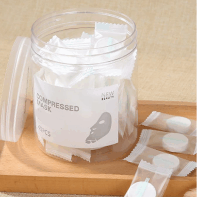 Συμπιεσμένες απορροφητικές μάσκες προσώπου - Image 6