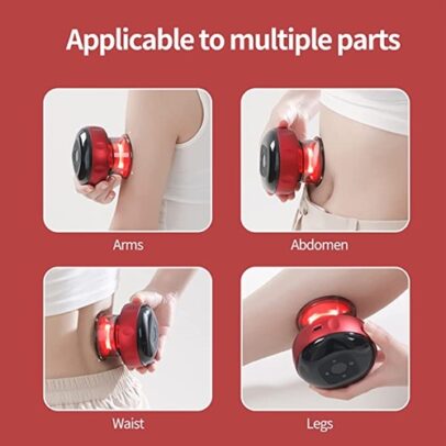 Ηλεκτρική συσκευή για βεντούζες και μασάζ – κόκκινο - Image 4