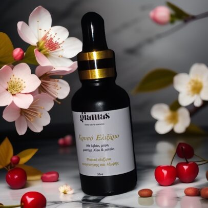 Χρυσό Ελιξίριο - Αναπλαστικός ορός λιβανιού, μύρου & μαστίχας Χίου. - Image 2