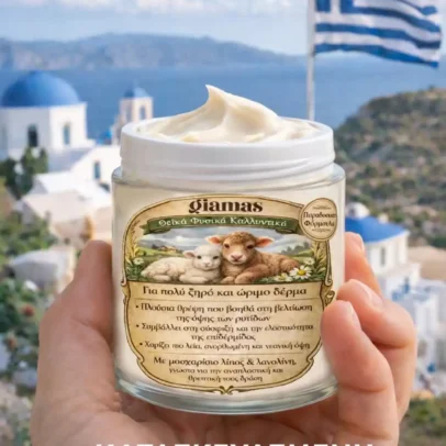 Λίπος- κρέμα εντατικής  αντιγήρανσης, σύσφιξης και θρέψης με λανολίνη & πρόβειο λίπος - Image 2